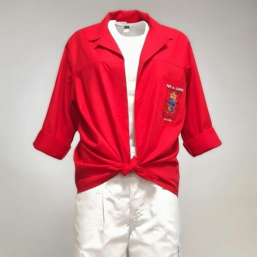Blusa para Peña ROJA - BAJO PEDIDO ENTREGA EN 15 DIAS