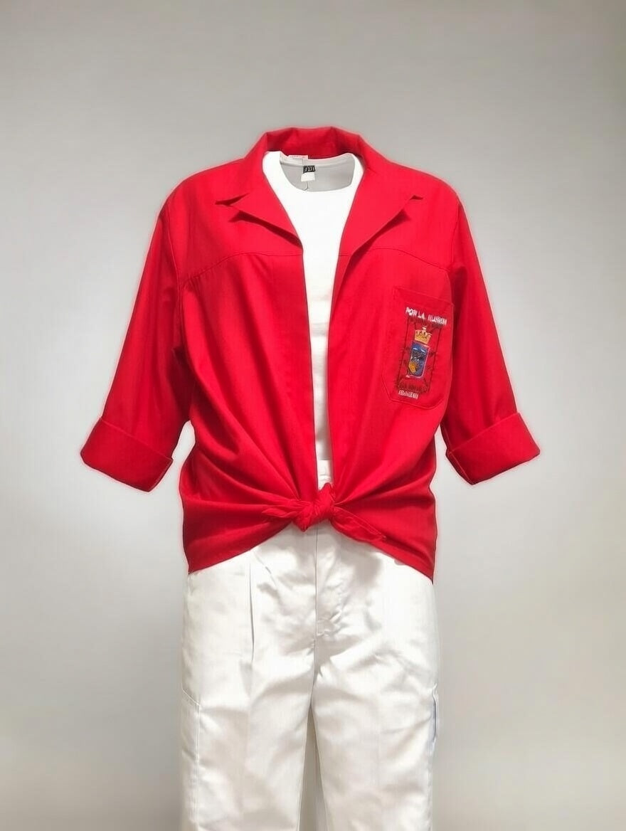 Blusa para Peña ROJA - BAJO PEDIDO ENTREGA EN 15 DIAS